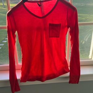 Red Long Sleeve Theory
